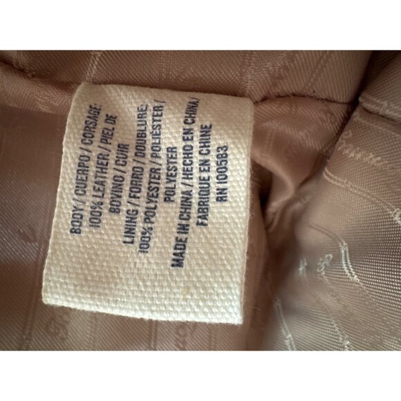 Tommy Bahama Floral Stripe Tote W/Pouch Navy White Faux Leather Travel Beach 90s - Picture 5 of 16